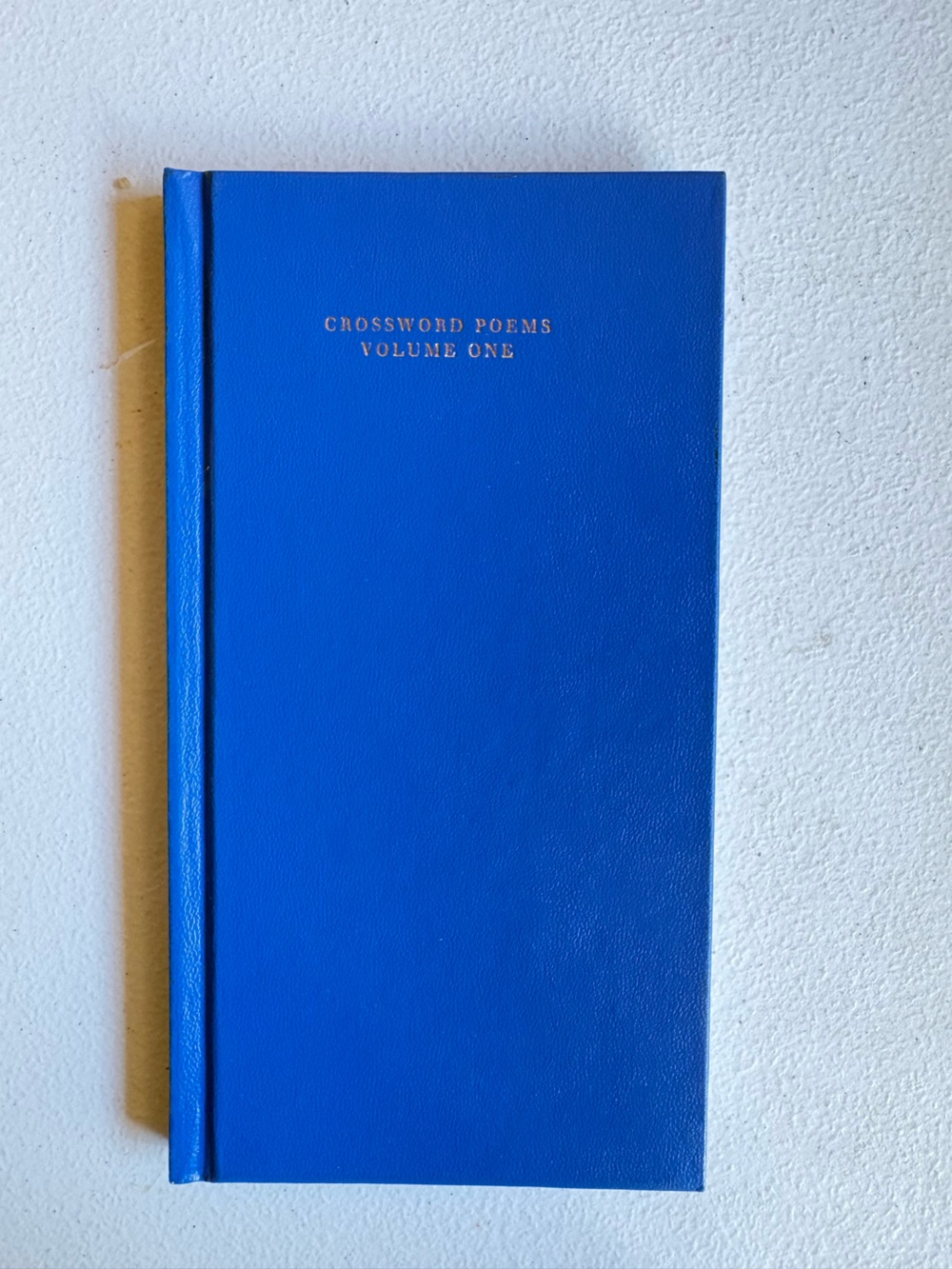 Crossword Poems Volume 1 - second publishing 2000 hardcover